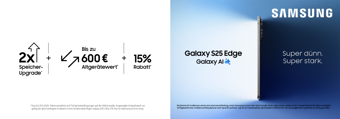 Das neue Galaxy S25 Edge