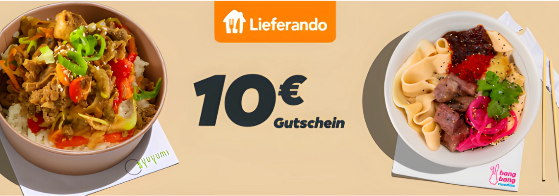 Asiatische Genussmomente direkt zu dir – jetzt 10 € sparen!