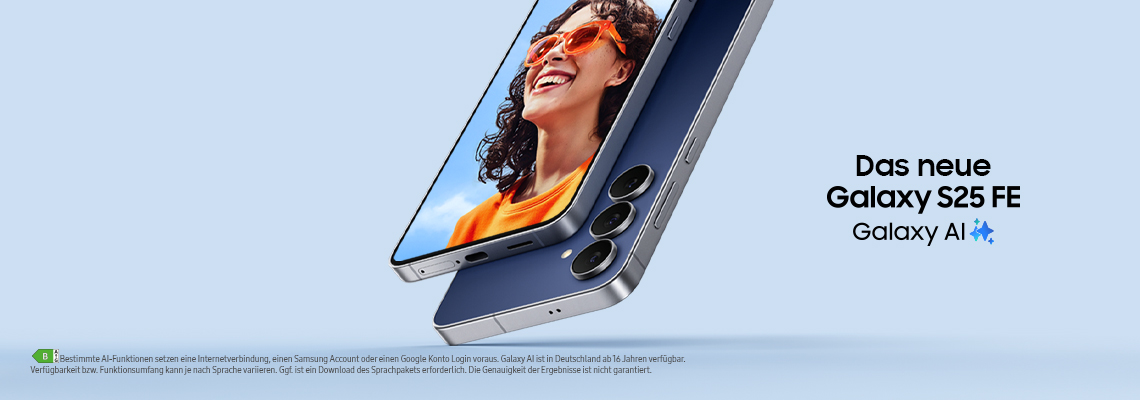 15% Rabatt auf das neue Galaxy S25 FE