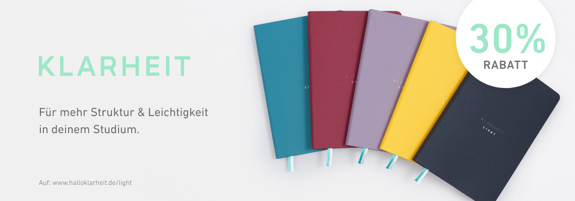 Studentenrabatt KLARHEIT Light