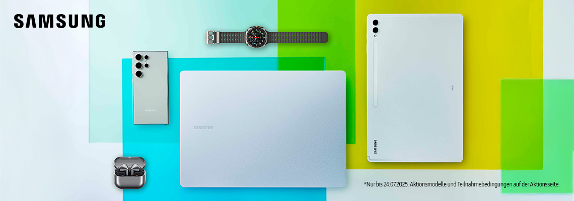Samsung Produkte mit Gratiszugaben und Rabatten
