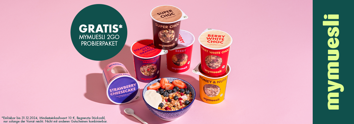 GRATIS mymuesli2go Probierpaket