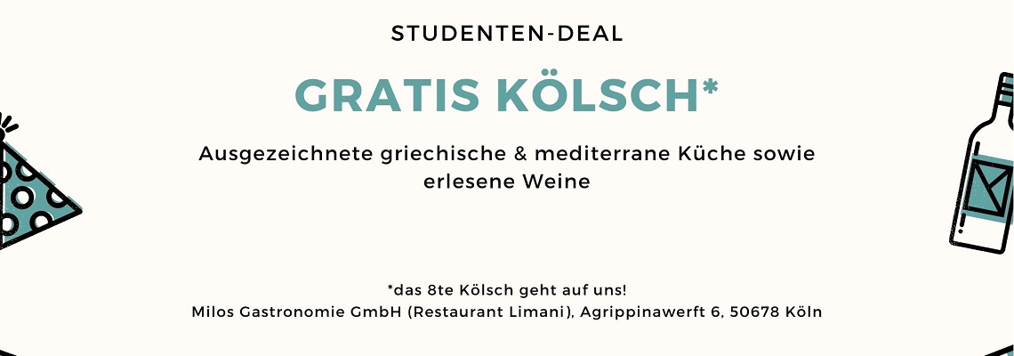 Studentenrabatt Limani Kölsch