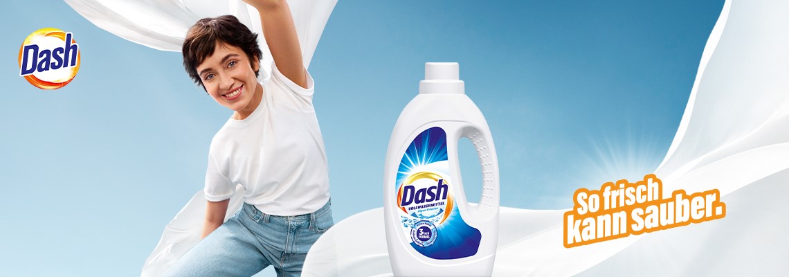 Dash - Perfekte Reinheit und aktivierende Frische