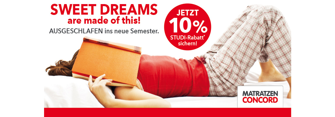 Studentenrabatt Matratzen Concord