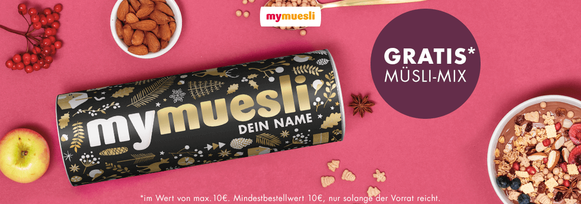 Studentenrabatt mymuesli Mix