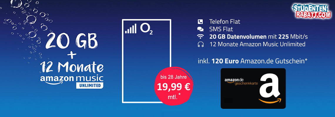 Studentenrabatt O2
