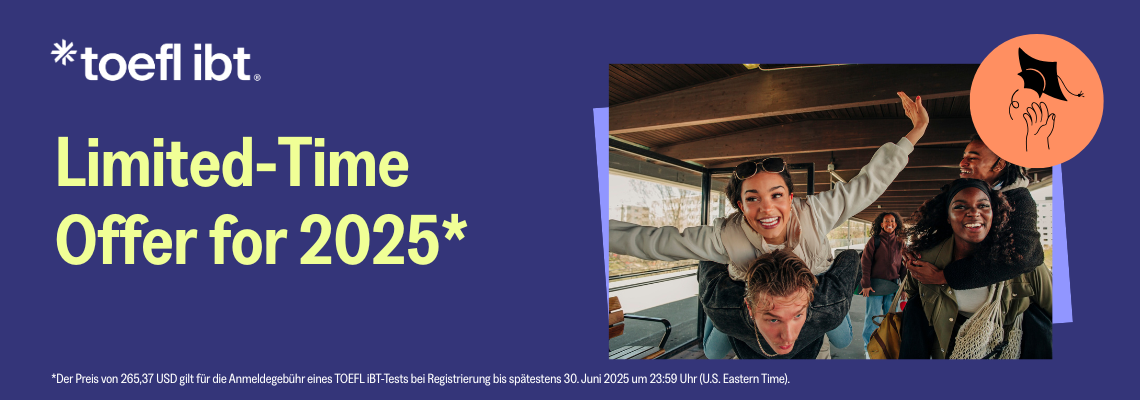 TOEFL iBT: Kostenloser Übungstest