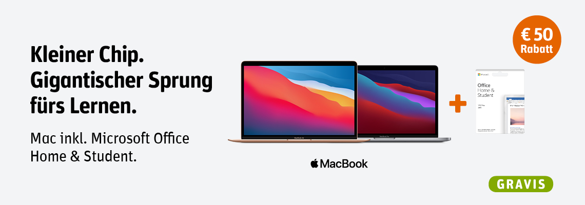 Studentenrabatt Gravis Mac