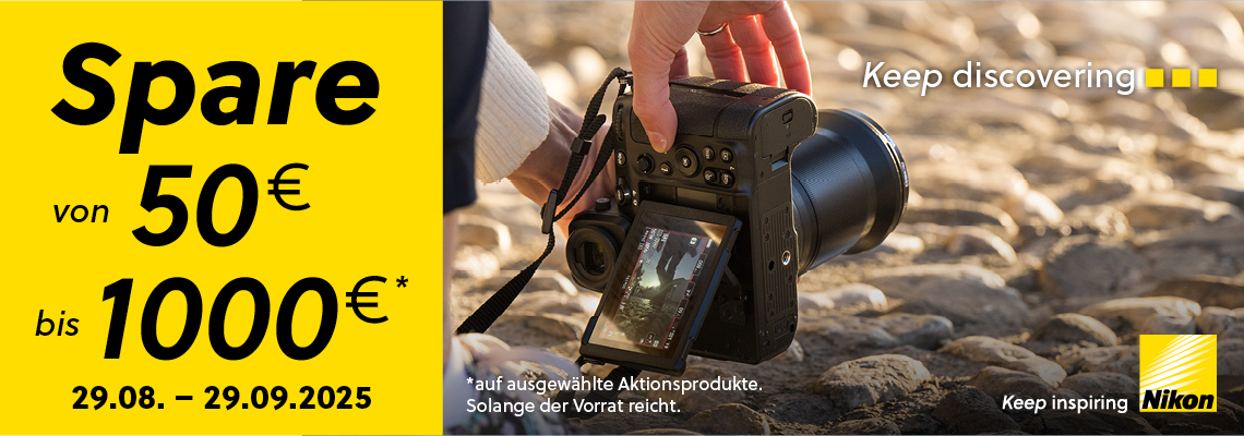 Bis zu 1000€ Sofortrabatt plus 10% Studentenrabatt bei Nikon
