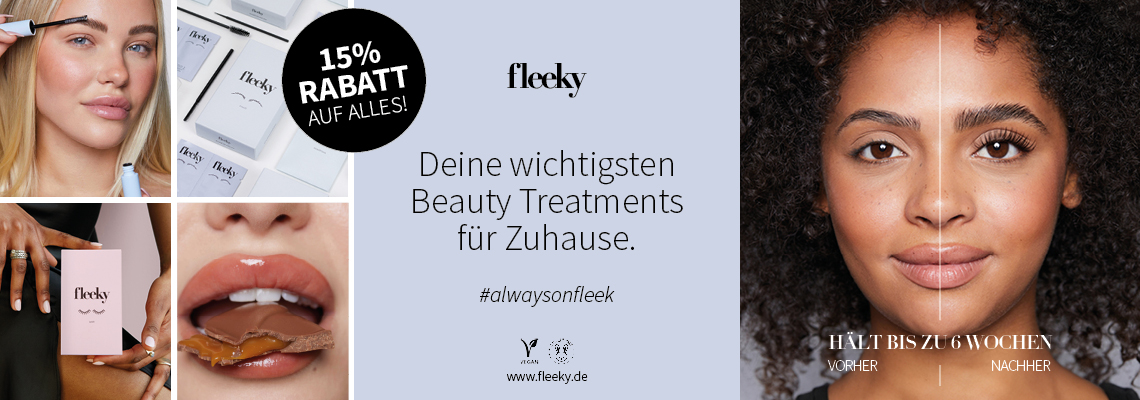 15% Rabatt auf alle Produkte bei fleeky